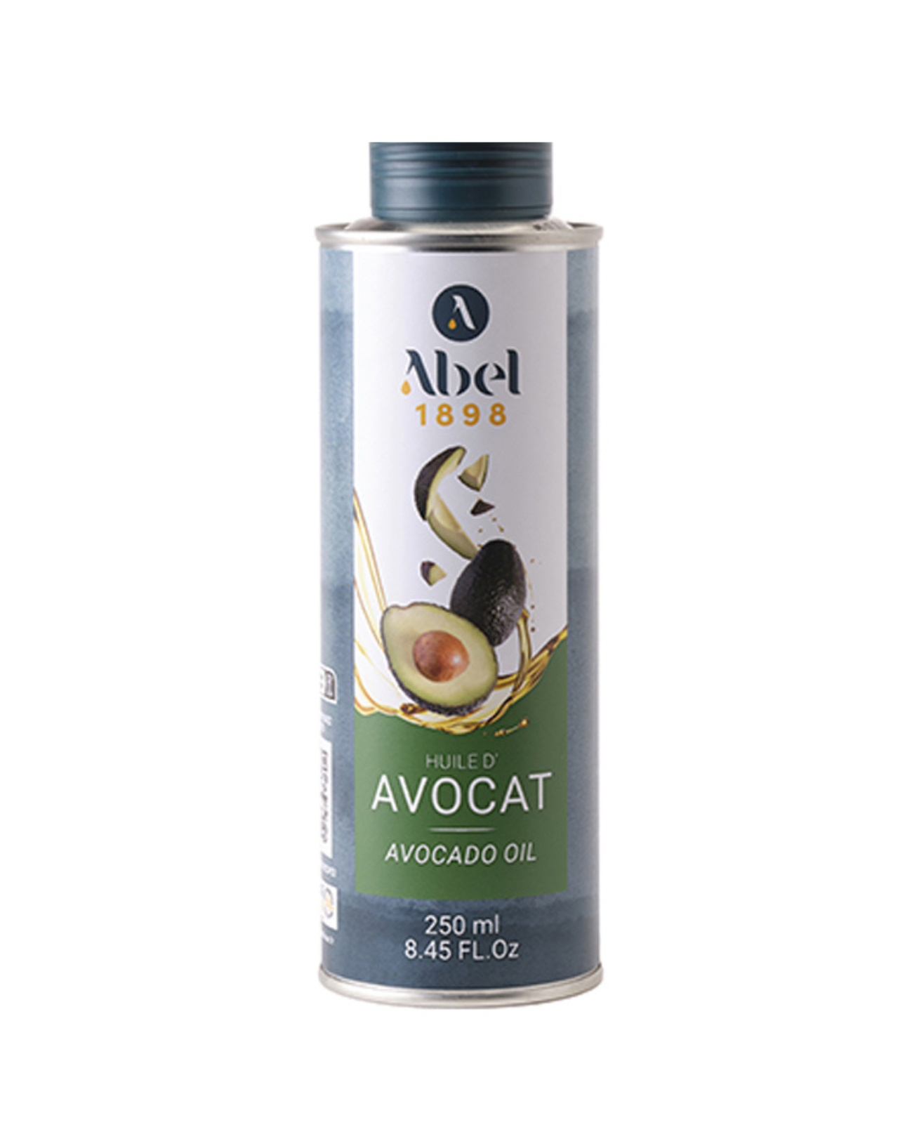Abel 1898 Avocado oil bottle in green