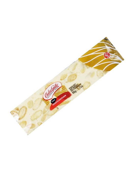 Chabert & Guillot White Nougat Bar in wrapper