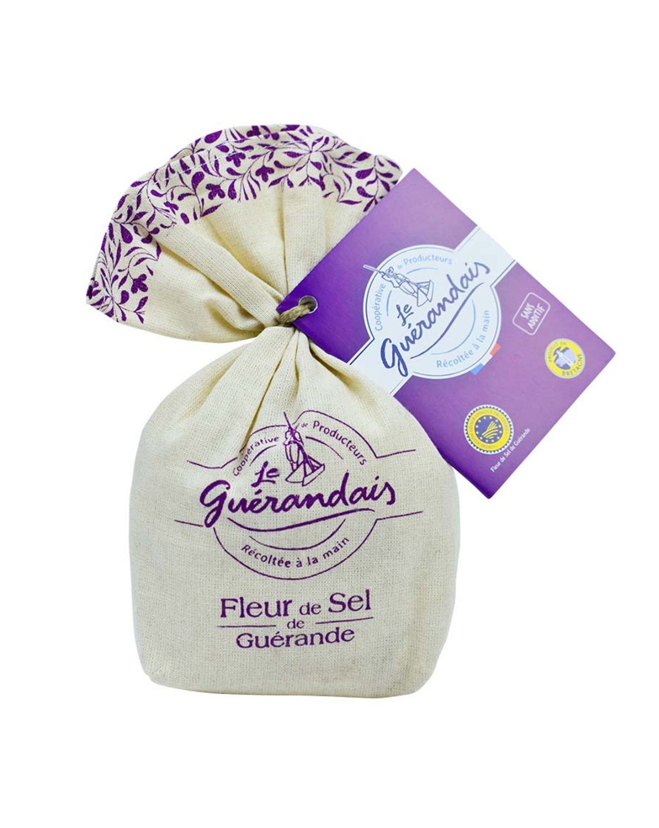 Linene Sachet of Le Guérandais · Fleur de sel de Guérande 125g (4.4 oz)