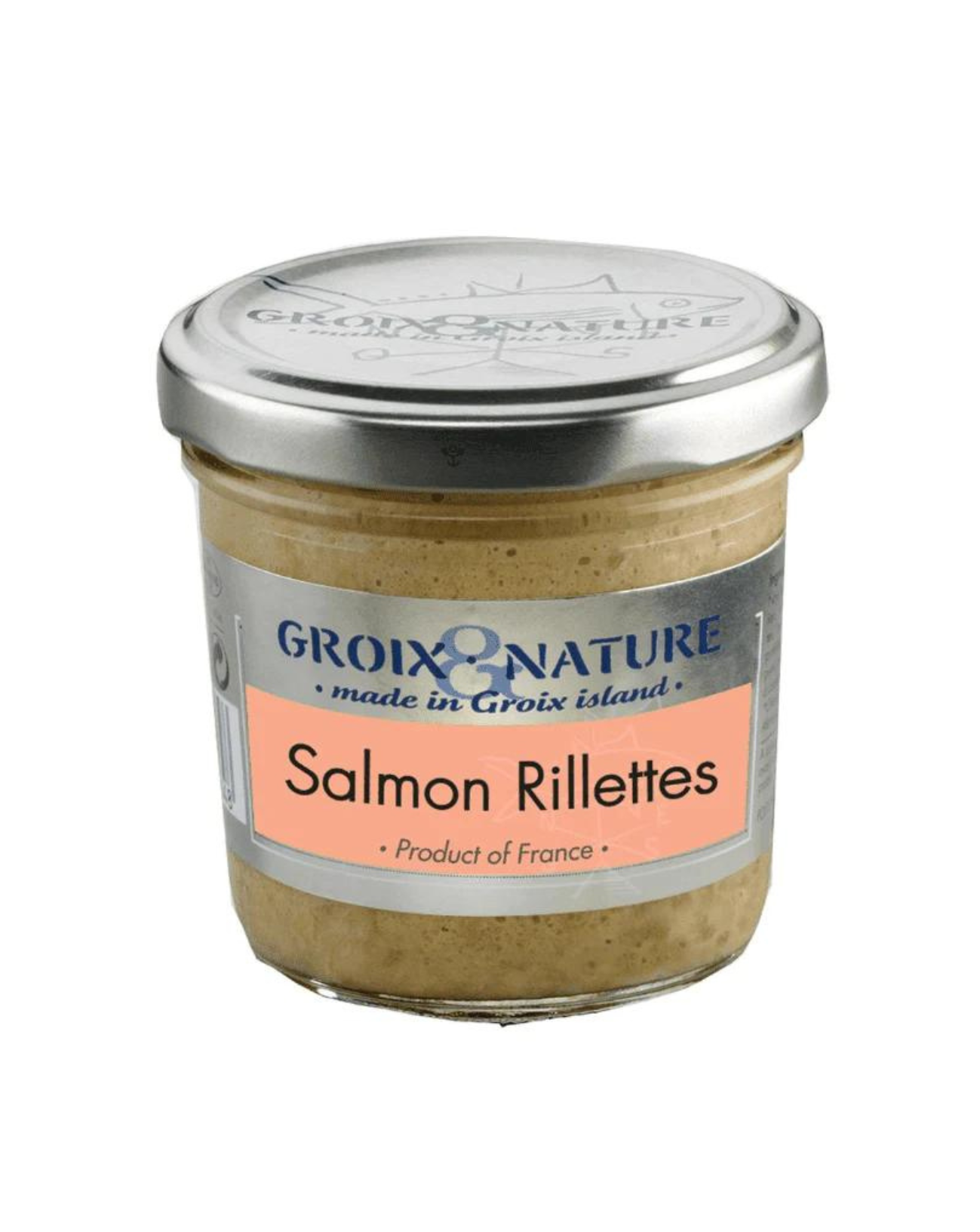 Can of Groix & Nature Salmon Rillettes 100g (3.5 oz)