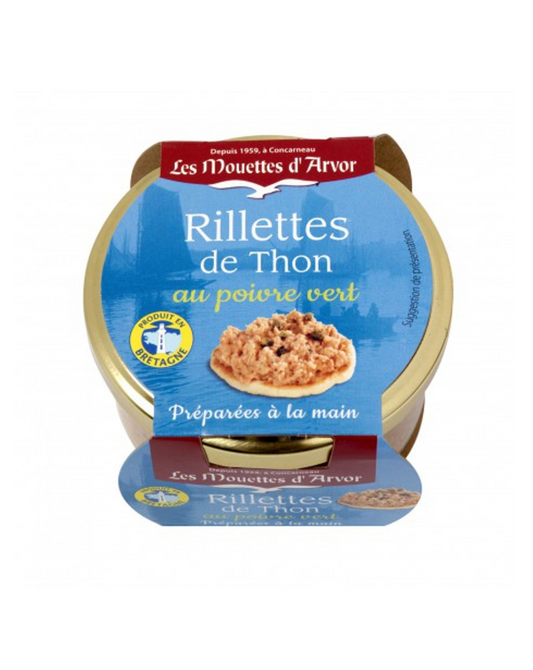 packaged can of Mouettes d'Arvor Tuna Rillettes
